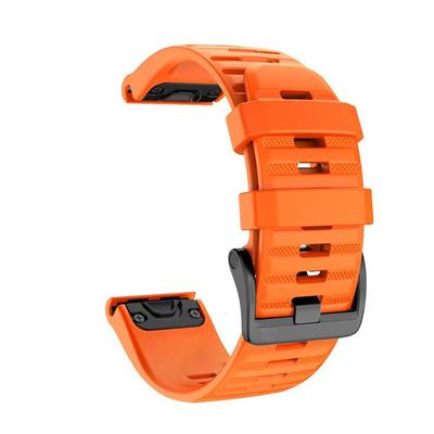 Watch Band Strap For Garmin Fenix E Silicone Wristband For Fenix Epix Pro orange 26mm Garmin Enduro