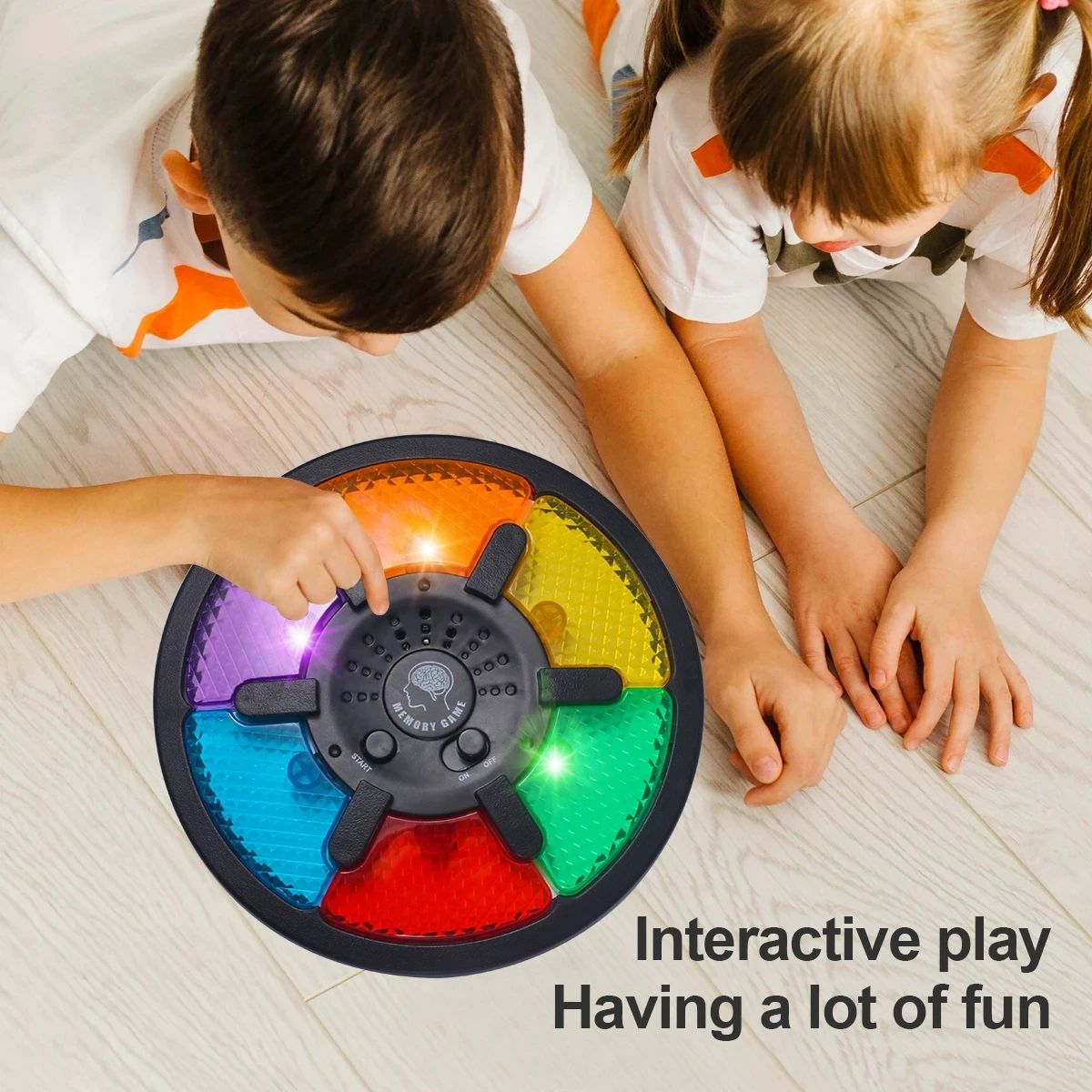 Electronic Memory Game Machine Interactive Light & Sound Puzzle Toy For Memory Training & Brain Boosting Electronic Memory Game Machine Interactive Light & Sound Puzzle Toy For Memory Training & Brain Boosting