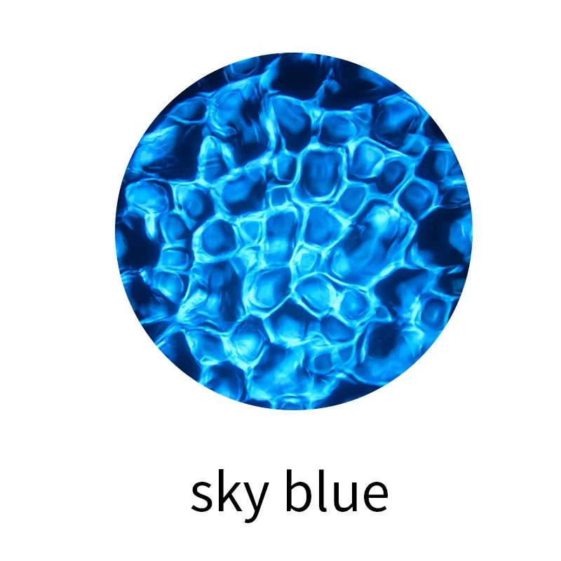 OceanWave IP65 Waterproof Water Ripple Projector With Gobo Effect sky Blue Color 85w Waterproof