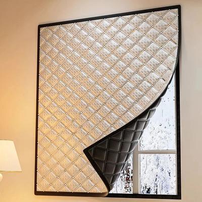 Double Insulated Thermal Curtains For Cold, Heat, And Noise Blocking 43.5" 19.5"