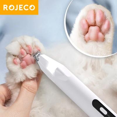 ROJECO Dog Hair Trimmer, Professional Pet Foot Hair Trimmer & Dog Grooming Clippers For Haircut, Hair Cutting & Shaving ROJECO Dog Hair Trimmer, Professional Pet Foot Hair Trimmer & Dog Grooming Clippers For Haircut, Hair Cutting & Shaving
