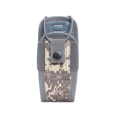 Multifunctional Camouflage Accessory Bag, MOLLE System Walkie Talkie Bag For Outdoor Sports & Tactical Gear military Grey