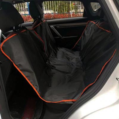Durable Oxford Cloth Dog Car Seat Cover For Back Seat, Scratchproof Hammock For Cars, SUVs & Trucks orange