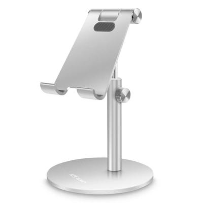 Universal Adjustable Tablet Stand Desktop Holder For IPad, IPhone, And Mobile Phones For All Cell Phones Silver