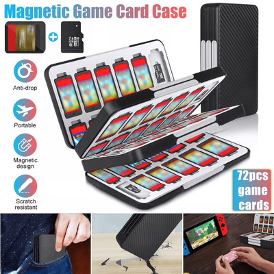 Nintendo Switch Game Card Case, Compact Storage Holder Box For Travel Nintendo Switch Game Card Case, Compact Storage Holder Box For Travel