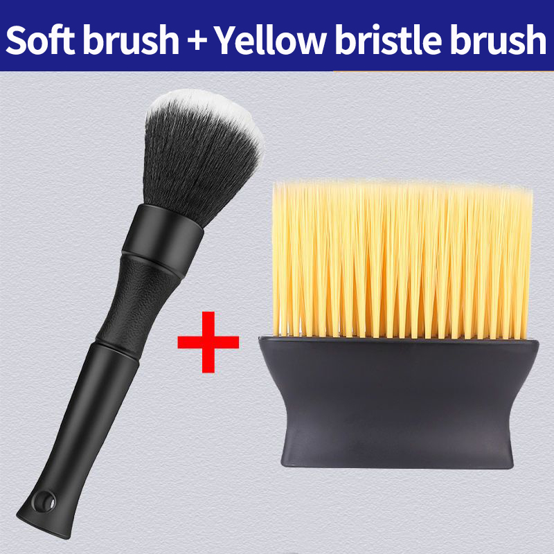 Super Soft Car Detailing Brush Premium Auto Interior Detail Brush & Dash Duster For Dust Free Cleaning soft Brush X Brush