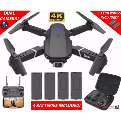 New RC Drone With HD Dual Camera, WiFi FPV Foldable Quadcopter + Battery, 4K Aerial Drone With Optical Flow & Altitude New RC Drone With HD Dual Camera, WiFi FPV Foldable Quadcopter + Battery, 4K Aerial Drone With Optical Flow & Altitude