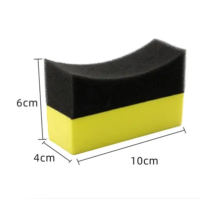Ceramic Coating Spray For Tire Blackening, Auto Wax Clean & Liquid Refurbishing Agent For Black Car Tires sponge