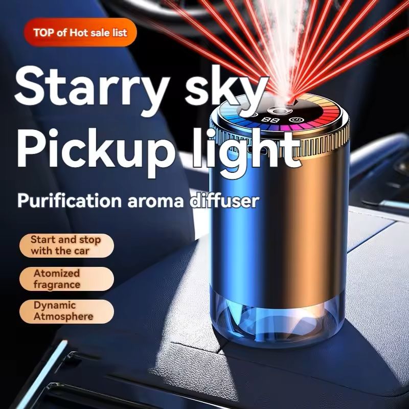 Smart Car Aroma Diffuser With Adjustable Fragrance Levels 1 Set osmanthus