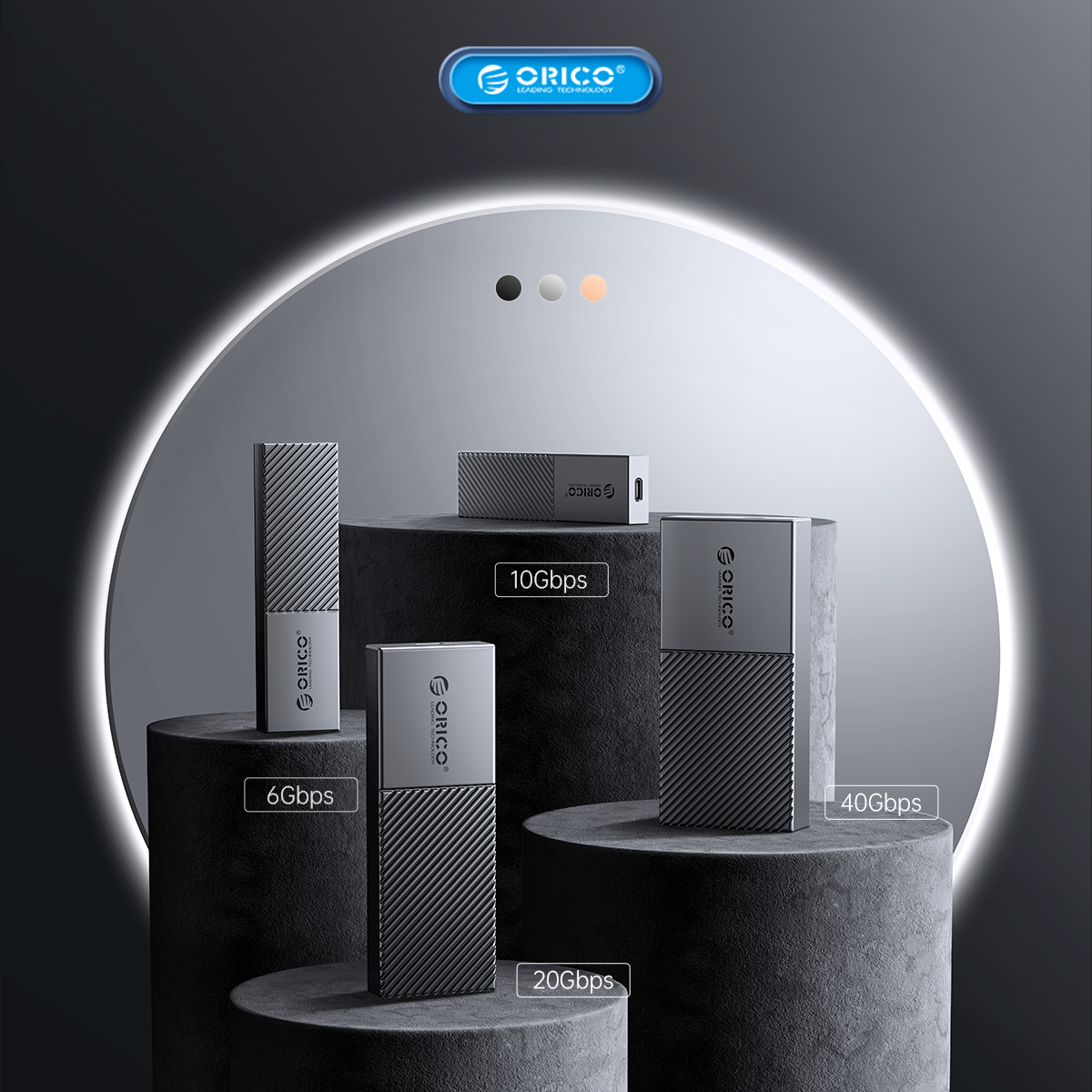 40Gbps M.2 SSD Enclosure, USB4 NVMe Aluminum Case, Thunderbolt 3 4 & USB C Compatible For Ultra Fast Data Transfer 20gbps silver