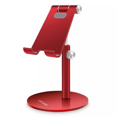 Universal Adjustable Tablet Stand Desktop Holder For IPad, IPhone, And Mobile Phones For All 4 13 Inch Tablet PC Red