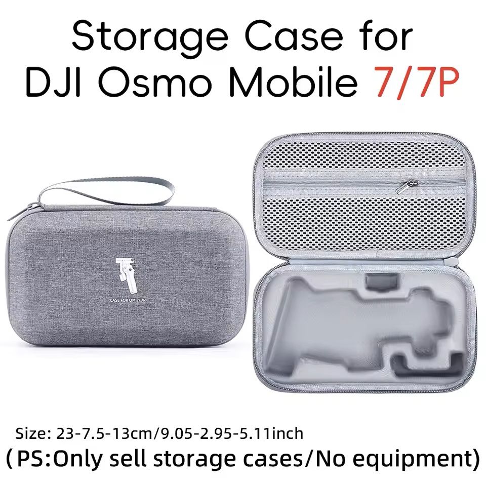 Portable Carrying Case For DJI Osmo Mobile 7 7P Gimbal Shockproof Travel Organizer grey