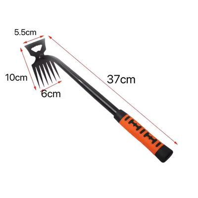 Dual Head Metal Weeding Rake Stainless Steel Garden Shovel With 511 Teeth 6 Teeth