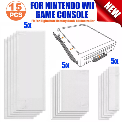 Memory Card Slot Cover Replacement For Nintendo Wii Console, Durable Plastic Door Lids Kit Memory Card Slot Cover Replacement For Nintendo Wii Console, Durable Plastic Door Lids Kit