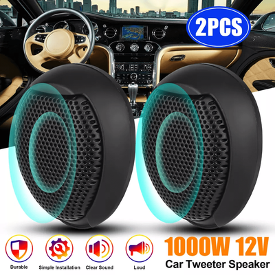 Car Dome Tweeters Super Power Speakers, Waterproof High Frequency Audio System For Universal Car Installations Car Dome Tweeters Super Power Speakers, Waterproof High Frequency Audio System For Universal Car Installations