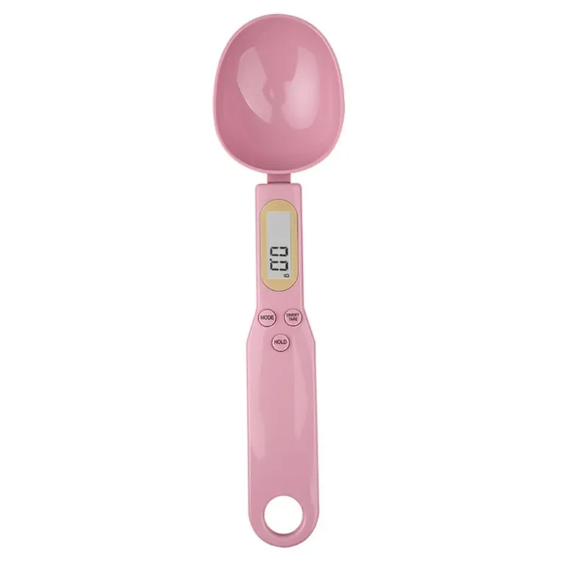 LCD Digital Measuring Spoon Scale Precision Kitchen Scale, Perfect Gift For Bakers & Cooks Pink