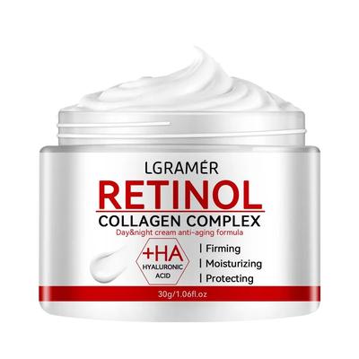 Retinol Firming Face Cream With Collagen Anti Aging Moisturizer For Wrinkles, Whitening, And Skin Brightening 30g