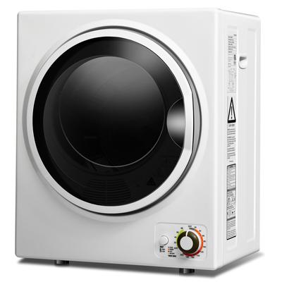 1.5 Cu.ft Clothes Dryer With Stainless Steel Tub, Compact Portable Electric Dryer For Apartments, Dorms, Wall Mount 1.5 Cu.ft Clothes Dryer With Stainless Steel Tub, Compact Portable Electric Dryer For Apartments, Dorms, Wall Mount