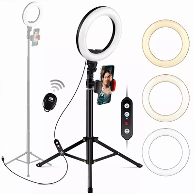 Professional 8 Inch LED Selfie Ring Light With Tripod Phone & Holder Stand, Perfect For YouTube & TikTok Live Streaming Professional 8 Inch LED Selfie Ring Light With Tripod Phone & Holder Stand, Perfect For YouTube & TikTok Live Streaming