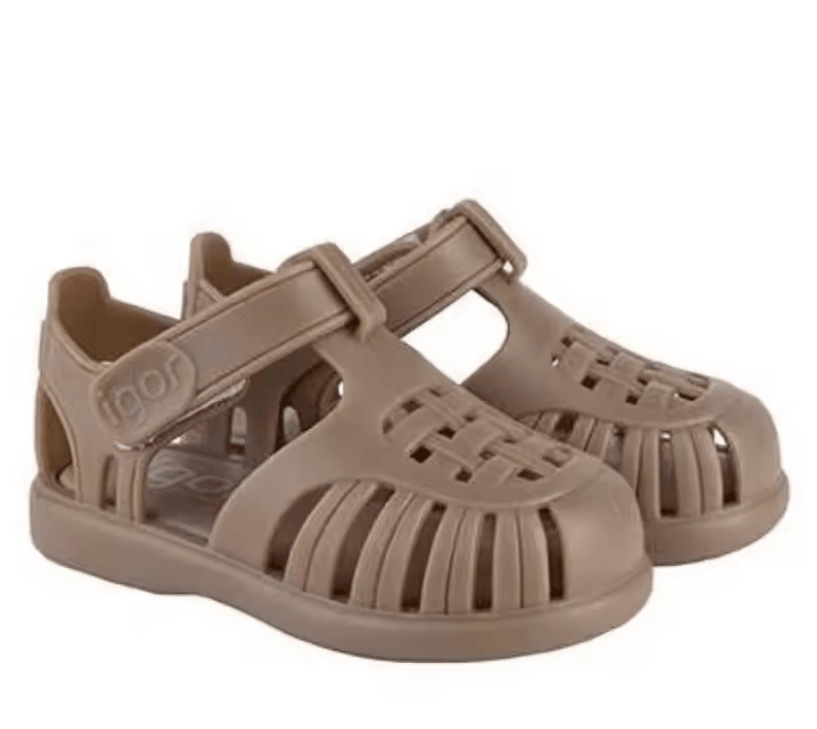 Classic Kids Roman Sandals Durable Solid Color Casual Beach Shoes For Boys & Girls us 7 Toddler dark Brown