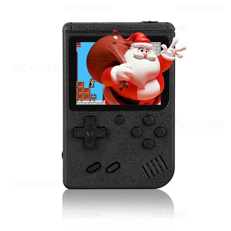 Portable Retro Mini Video Game Console 8 Bit Handheld Game Player With 500 Built in Classic Games, AV Out, Gameboy Style black