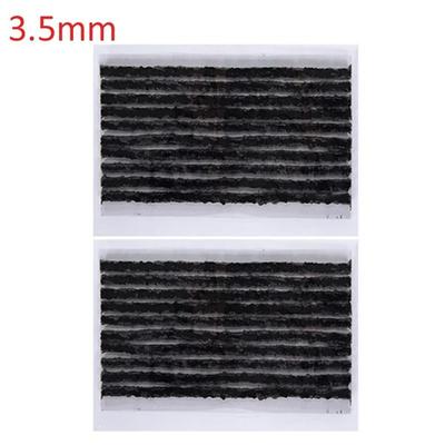 Tubeless Tire Repair Strips For Car Motorcycle Bike, Heavy Duty Rubber Plug Seal Tool Kit For Puncture Repair 20pcs Black 3.5mm