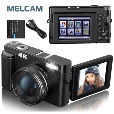 4K Vlogging Camera With Flip Screen Autofocus And Anti Shake For Photography And Video 4K Vlogging Camera With Flip Screen Autofocus And Anti Shake For Photography And Video