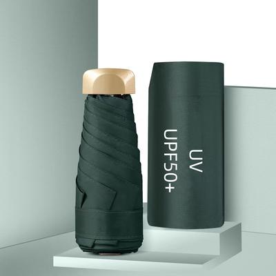 Mini Pocket Umbrella, Compact Folding UV Protection Parasol green