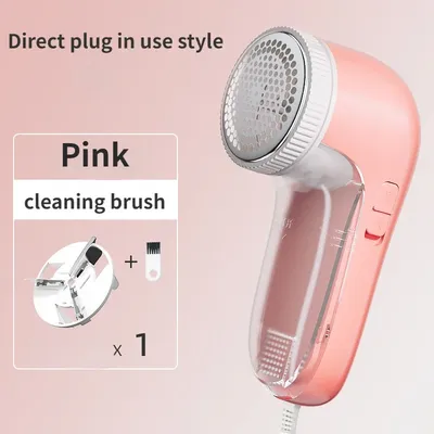 Electric Lint Remover For Clothes, High Speed Pet Hair Remover Brush, Efficient Cat Hair & Fuzz Shaver For Home Use pink