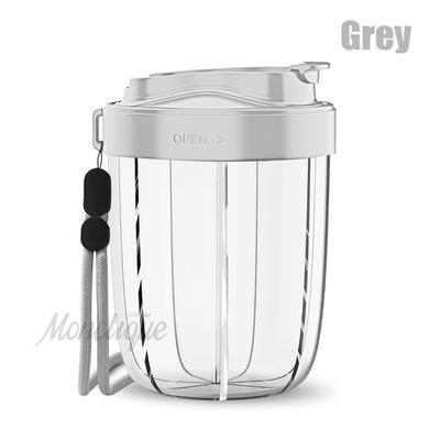 Pill Cup Bottle Organizer Supplement Organizer For Holding 7 Various Vitamins Travel Pill Case Box Straw Container grey