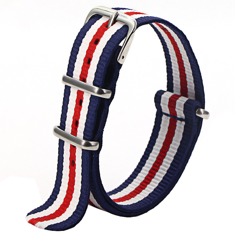 Waterproof Nylon Watch Strap, Sport Military Style Watch Band Replacement For Men Women Wristwatch Belt 23 16mm