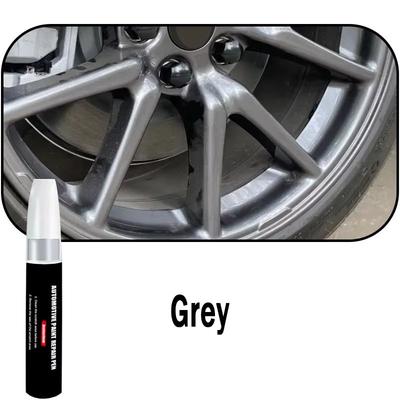 Car Wheel Touch Up Paint Pen Quick Fix For Scratches & Chips Automotive Paint grey
