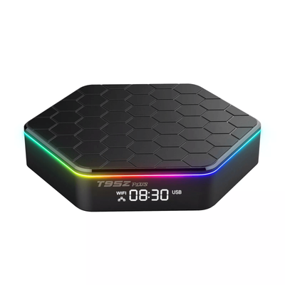 T95Z Plus Smart Android 12 TV Box With WiFi 6, Quad Core Processor, 4K HD Streaming Player, Dual Band WiFi 4gb + 128gb