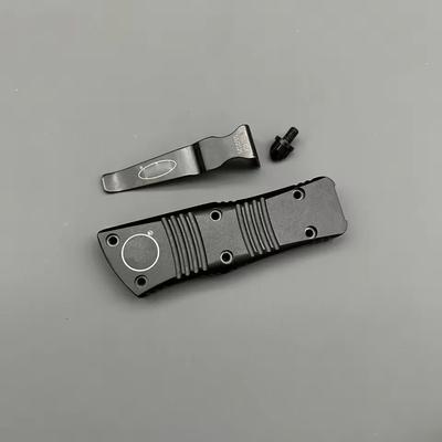 Mini Tactical Pocket Knife For Camping Hunting And Self Defense double edged black