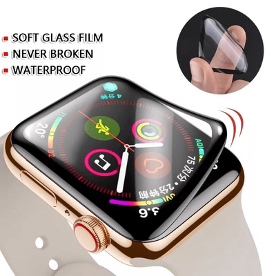Full Screen Protector Pack For Apple Watch SE, Ultra Thin Clear TPU Case Cover For IWatch Series apple Watch 44mm