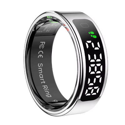 COLMI R12 Smart Ring Touchscreen Health Tracker With Wireless Charging 9 silver