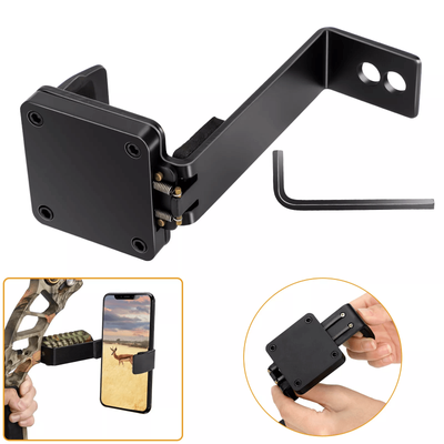Bow Mount Smartphone Holder For Archery Hunting Recurve Compound Bows Bow Mount Smartphone Holder For Archery Hunting Recurve Compound Bows