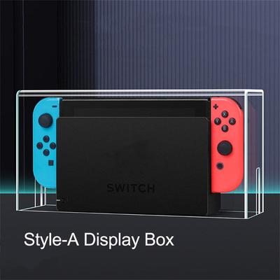 GAMINJA Clear Dust Cover For Nintendo Switch & OLED, Acrylic Protective Case & Display Box style a