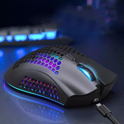 Cordless Wireless Mouse Gaming, Rechargeable Optical Mouse, 7 Color LED Backlit, Ergonomic & Durable For PC, Laptop Cordless Wireless Mouse Gaming, Rechargeable Optical Mouse, 7 Color LED Backlit, Ergonomic & Durable For PC, Laptop