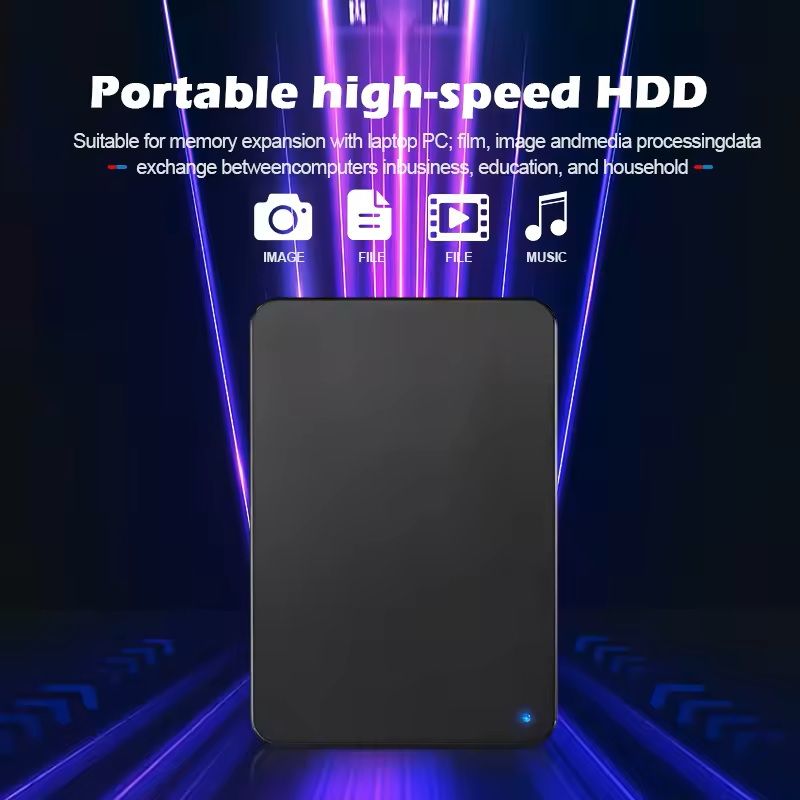 UltraSlim USB 3.0 Portable External Hard Drive High Speed Storage For PC, Mac, PS4 & More 1tb