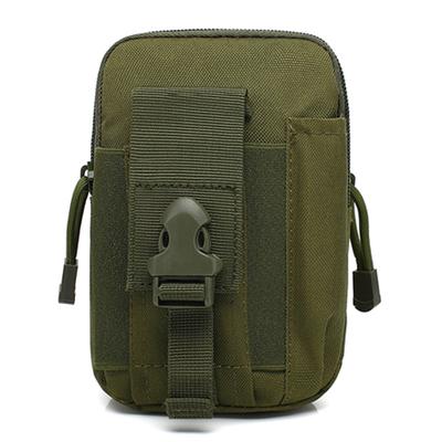 Tactical Waist Pack For Men, Waterproof Nylon Mobile Phone Case Pouch | MOLLE Compatible EDC Waist Bag armygreen