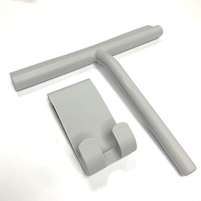 Shower Squeegee & Glass Clean Scraper Wall Hanging Mirror With Handle For Window, Floor & Household Cleaning grey