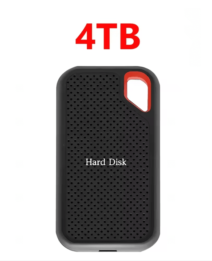 Portable External Hard Drive 1TB 2TB USB C For Laptop And Mac Backup Storage 4tb