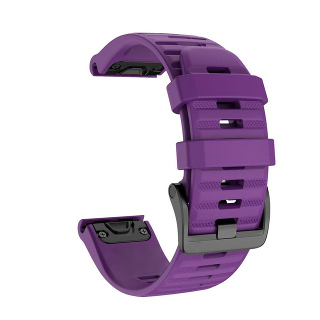 Watch Band Strap For Garmin Fenix E Silicone Wristband For Fenix Epix Pro purple 22mm Fenix 7