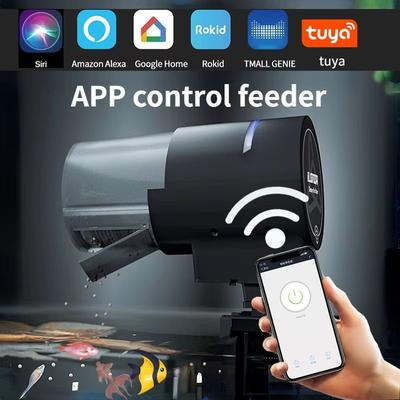 Smart Automatic Fish Feeder WiFi Aquarium Food Dispenser With App & Voice Control 200ml