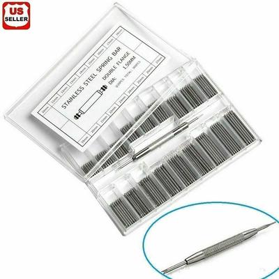 360pcs Watch Spring Bars Kit Stainless Steel Watch Band Pins For Repair, Removal & Strap Replacement Watchmaker Tool 360pcs Watch Spring Bars Kit Stainless Steel Watch Band Pins For Repair, Removal & Strap Replacement Watchmaker Tool