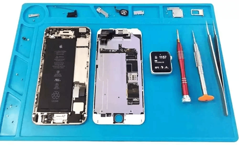 Anti Static Silicone Soldering Repair Mat, Heat Insulation Work Desk Pad For Phone, PC, Electronics, Welding & Circuit Anti Static Silicone Soldering Repair Mat, Heat Insulation Work Desk Pad For Phone, PC, Electronics, Welding & Circuit