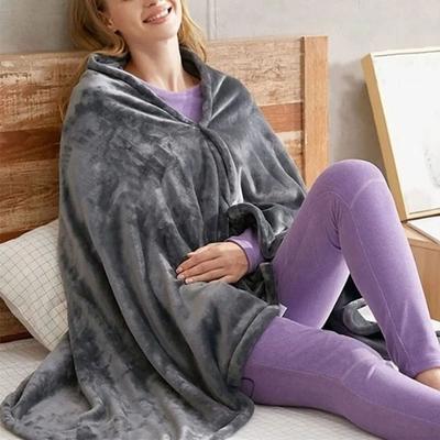 USB Electric Heated Blanket, Wearable Fleece Body Warmer Shawl For Winter Comfort, Portable Heated Blanket Throw USB Electric Heated Blanket, Wearable Fleece Body Warmer Shawl For Winter Comfort, Portable Heated Blanket Throw