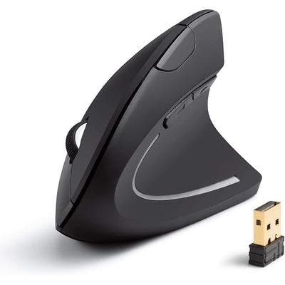 Ergonomic Wireless Vertical Mouse 6 Button 2.4GHz Optical Mouse With Adjustable DPI For Laptop & PC Ergonomic Wireless Vertical Mouse 6 Button 2.4GHz Optical Mouse With Adjustable DPI For Laptop & PC