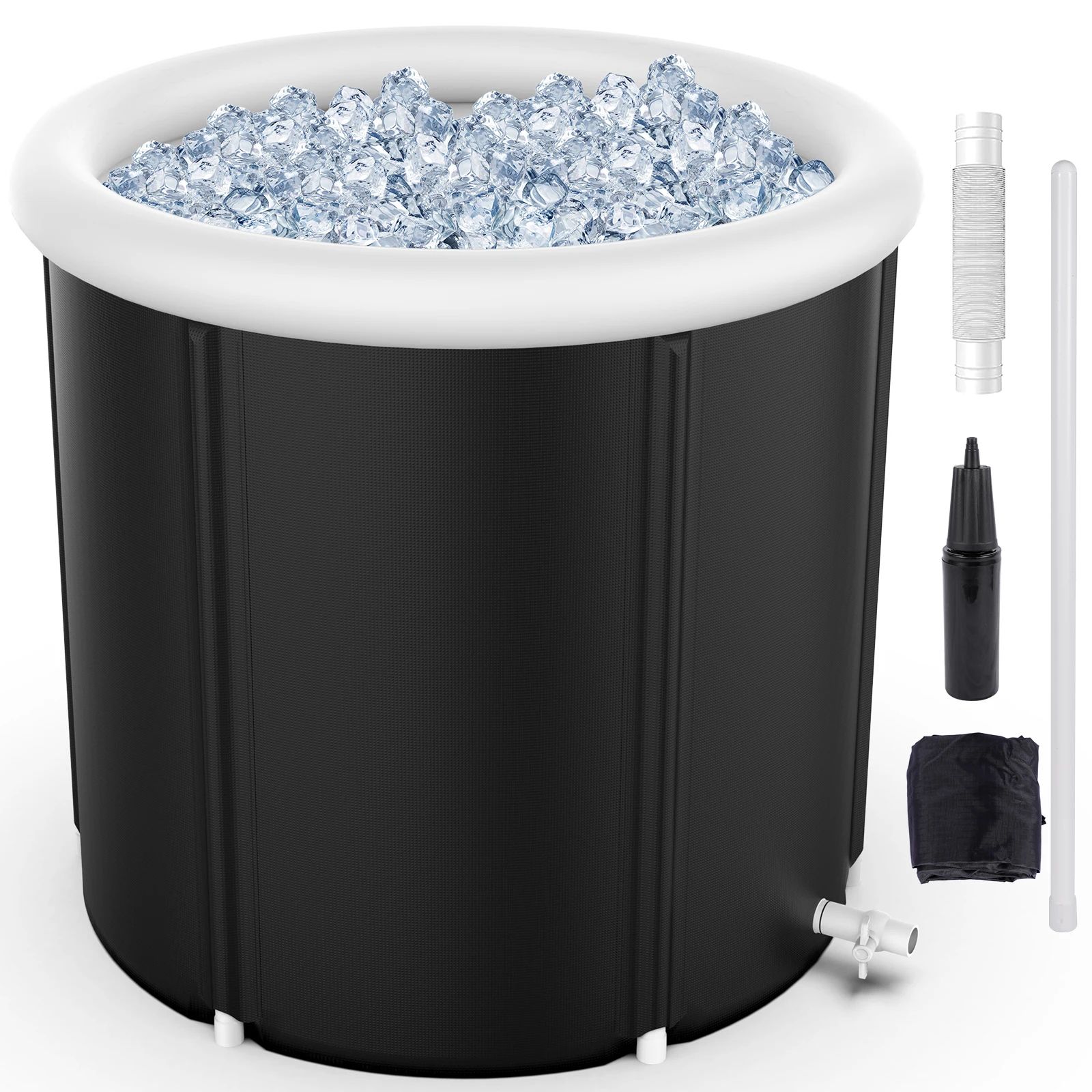 Large Ice BathTub For Athletes, Portable Ice Plunge Tub With Multiple Layered Inflatable Design For Recovery, Sports Large Ice BathTub For Athletes, Portable Ice Plunge Tub With Multiple Layered Inflatable Design For Recovery, Sports